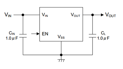 Application Circuit Diagram - Torex Semiconductor XD6239 Automotive High-Speed LDO Regulators